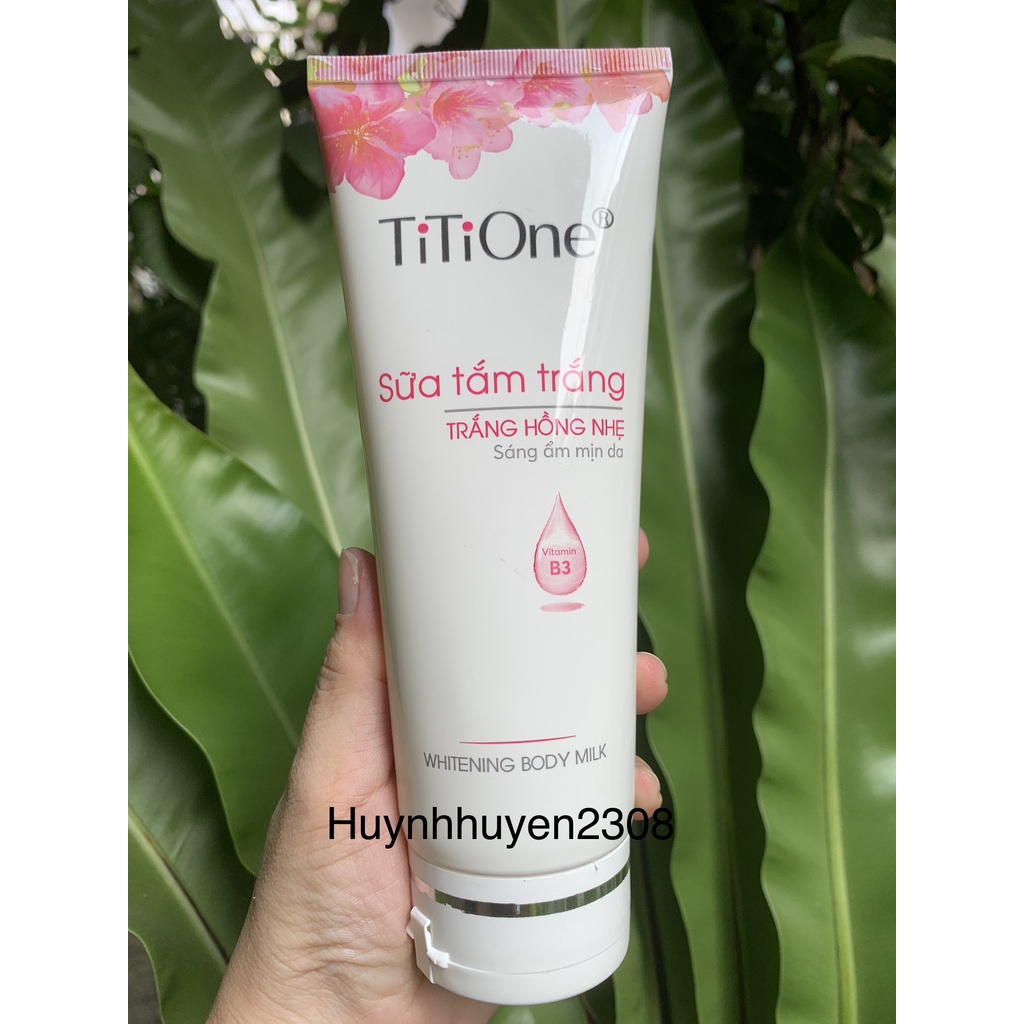 Sữa tắm trắng TiTiOne trắng hồng nhẹ_200g.