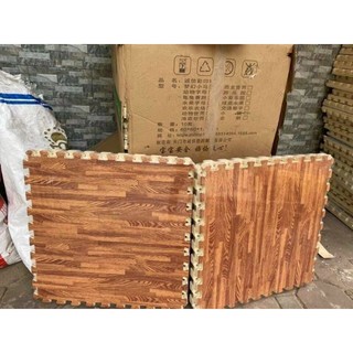 (COMBO) 30 tấm thảm xốp vân gỗ kt (60×60)