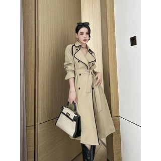 Áo Măng tô nữ viền nội địa cao cấp