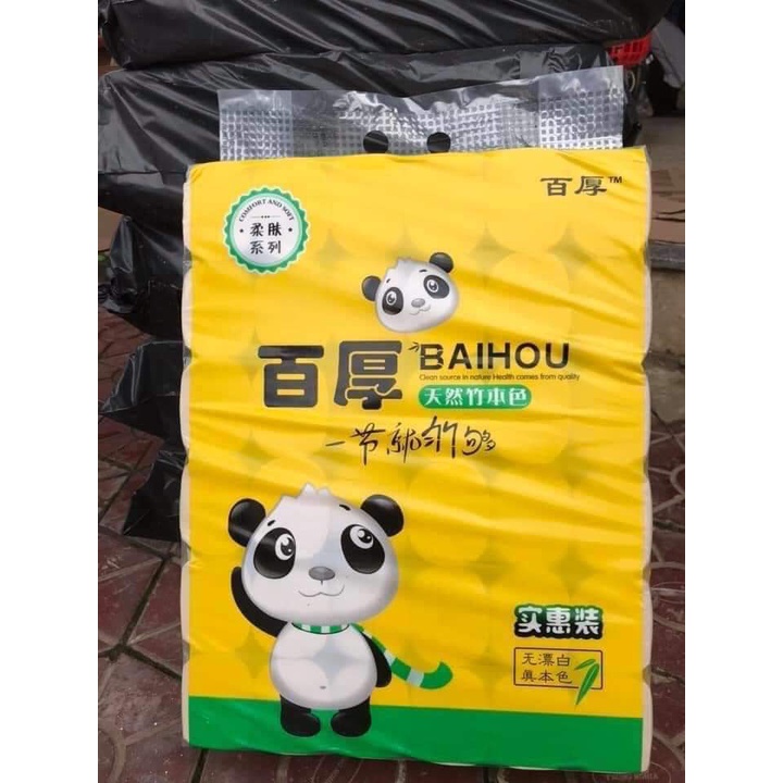 Giấy vệ sinh 50 cuộn siêu to khổng lồ