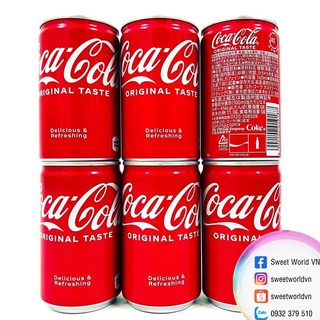 [THÙNG 30 LON] Coca Cola lon mini (160ml) - Nhật Bản