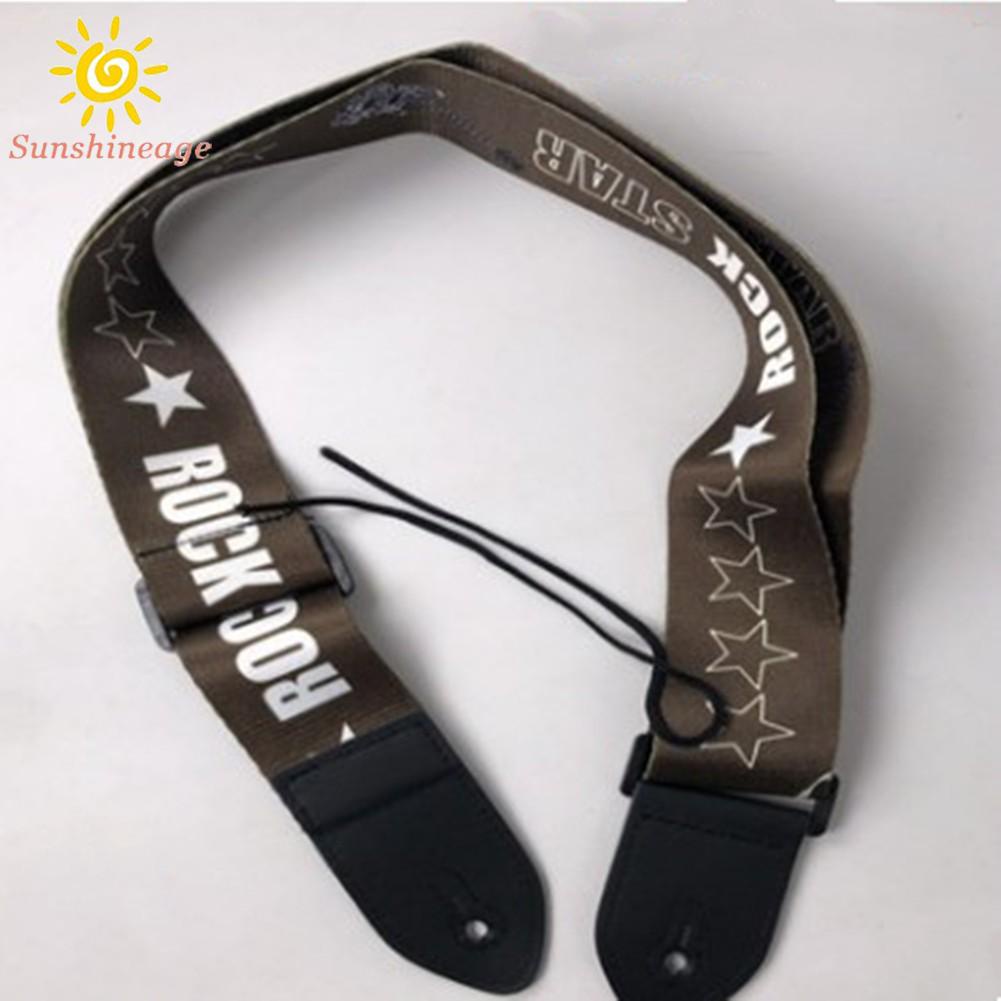 【SUNAGE】Strap Blocks Strap Lock African Tambourine Tri-color Strap Guitar Accessories【HOT Fashion】