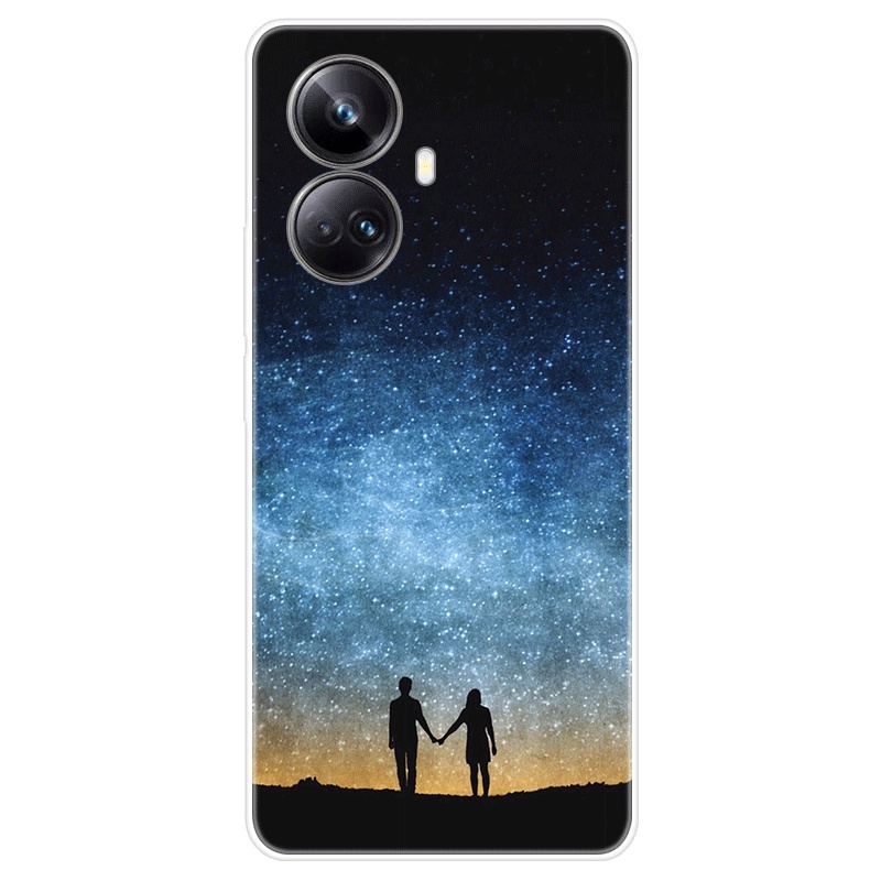 Ốp Điện Thoại TPU Dẻo Họa Tiết Hoạt Hình Dễ Thương Cho Realme 10 Pro + Realme 10Pro Plus