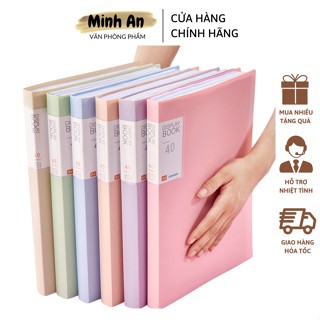 File lá A4 đựng tài liệu nhiều ngăn, Tệp đựng tài liệu 30 lá 60 lá 80 lá chất liệu PP cao cấp