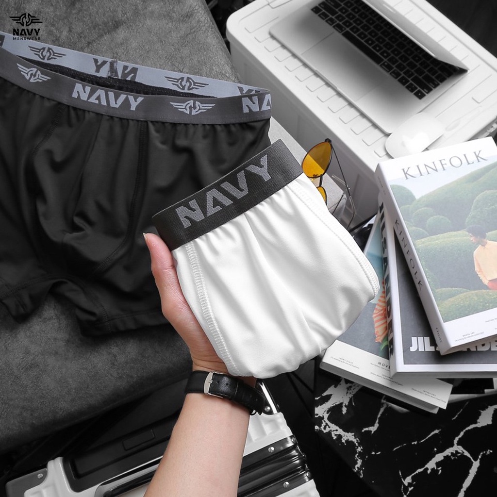 BIGSIZE NAM 80-140KG QUẦN BOXER ĐÙI TRƠN 2BIG NAVY STAR
