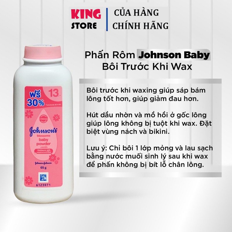 Phấn Rôm Bôi Trước Khi Wax Giúp Giảm Đau Hút Ẩm Và Dầu Nhờn.