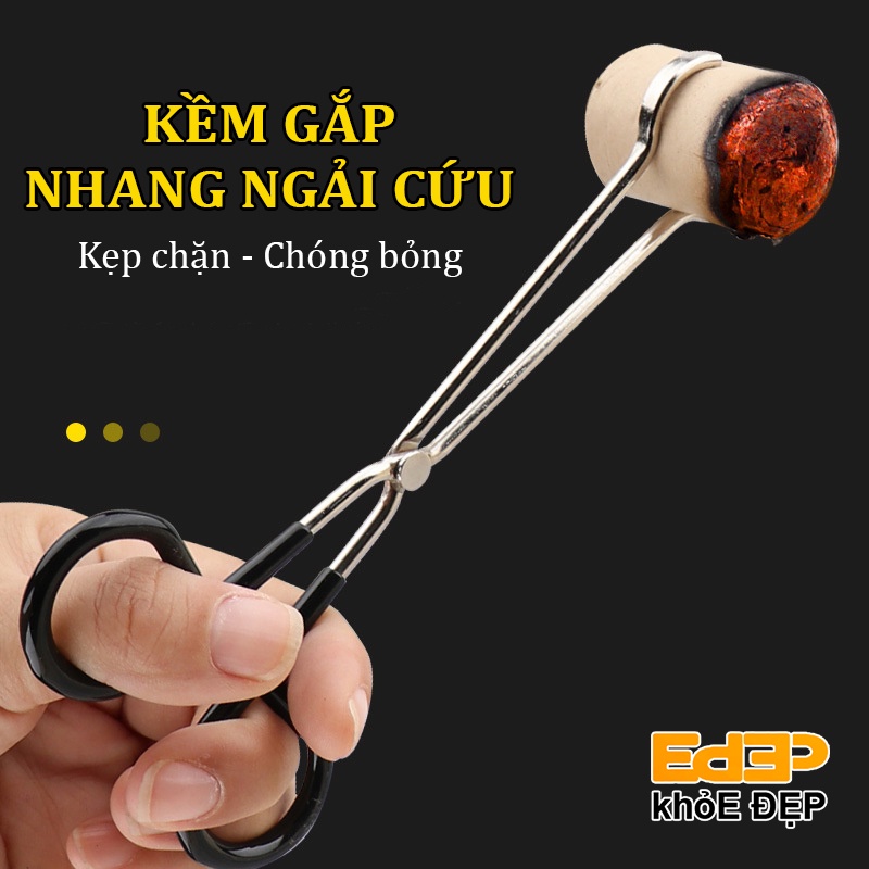 Kềm Gắp Nhang Ngải Cứu Xông Hơ Tránh Bỏng (Dụng Cụ Mát Xa, Diện Chẩn, Dùng Trong Spa, Dưỡng Sinh,...)
