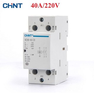 Khởi động từ 220v 40a 6500w chint-nhập khẩu chính hãng khoi dong tu 1 pha contactor