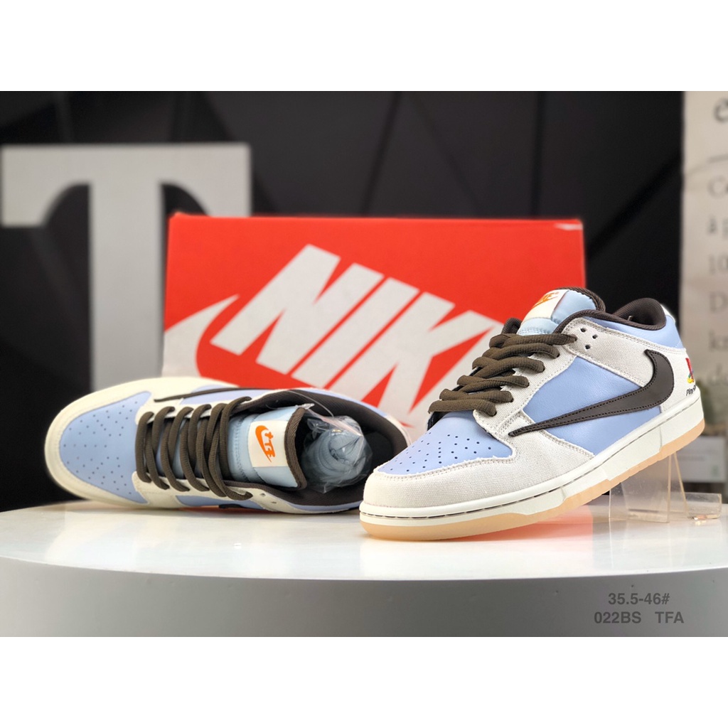 Giày Thể Thao Trượt Ván Travis Scott x Playstation x NK SB DA1638-100 35.5-46