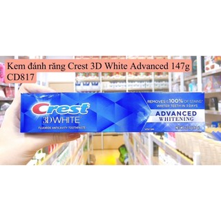 KEM ĐÁNH RĂNG CREST 3D WHITE ADVANCED WHITENING 147G