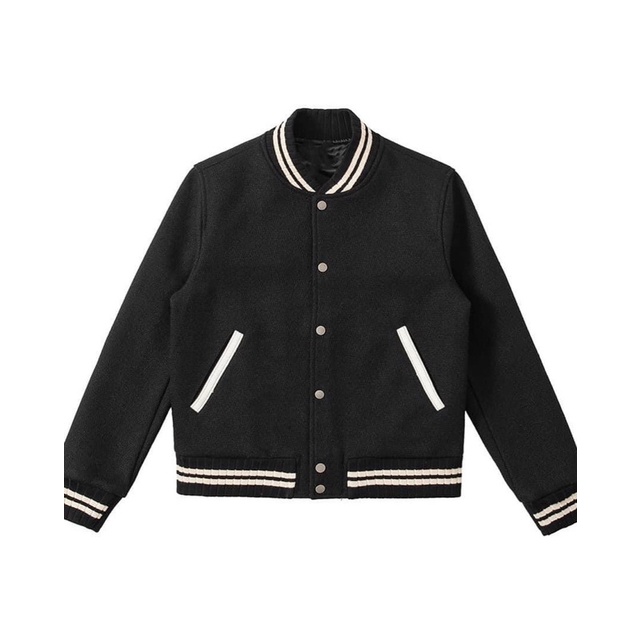 Teddy Jacket Sain.t Lauren.t black hàng quaility