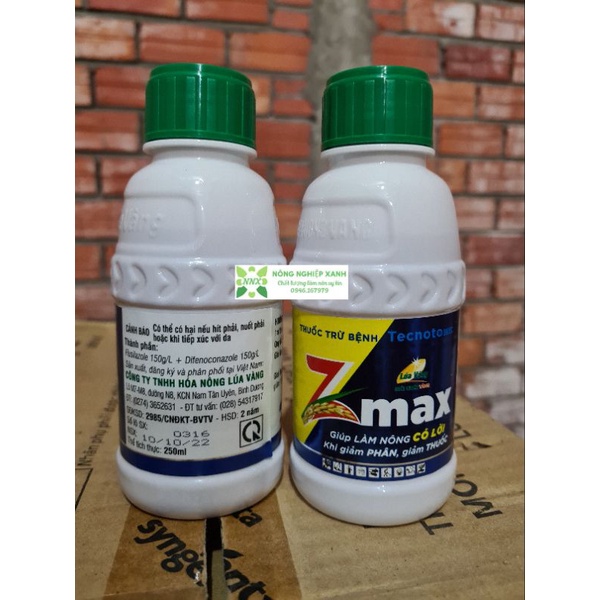 Thuốc Trừ bệnh Zmax chai 250ml - Sản phẩm chính hãng Lúa Vàng
