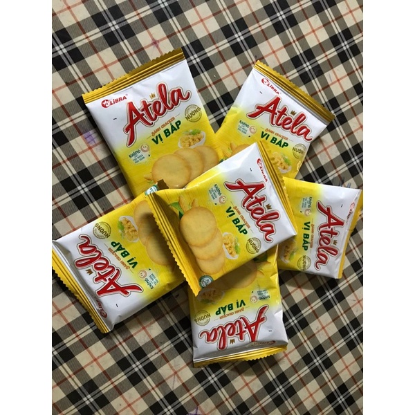 Bánh Atela Cracker 0,5kg Vị Khoai Tây, Vị Bắp