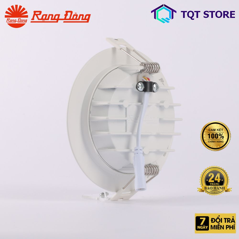 Combo Downlight Sense 6 thương hiệu Rạng Đông AT16.RM 110/9W.C6 tiết kiệm điện. Kèm 1 Remote điều khiển