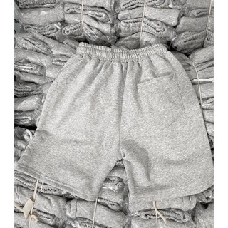 QUẦN SHORT TRƠN XÁM CHẤT LIỆU NỈ DA CÁ