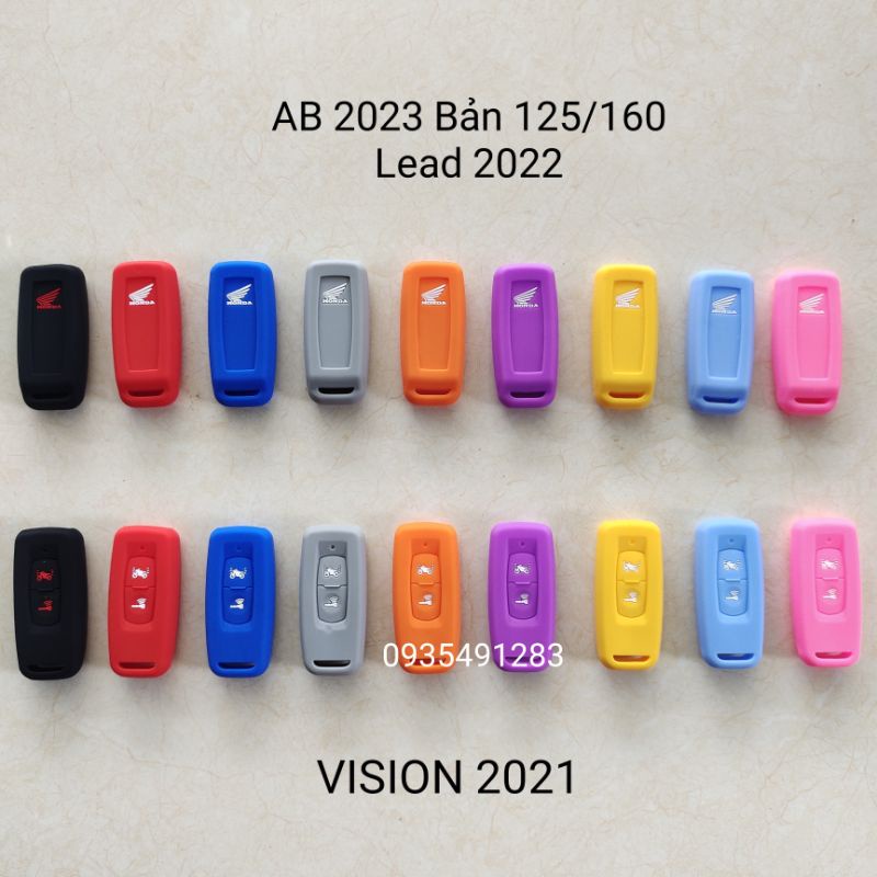 Bọc Khóa Xe Máy, Bao Silicon Dẻo, Mềm Smartkey Honda & Yamaha Đủ Màu