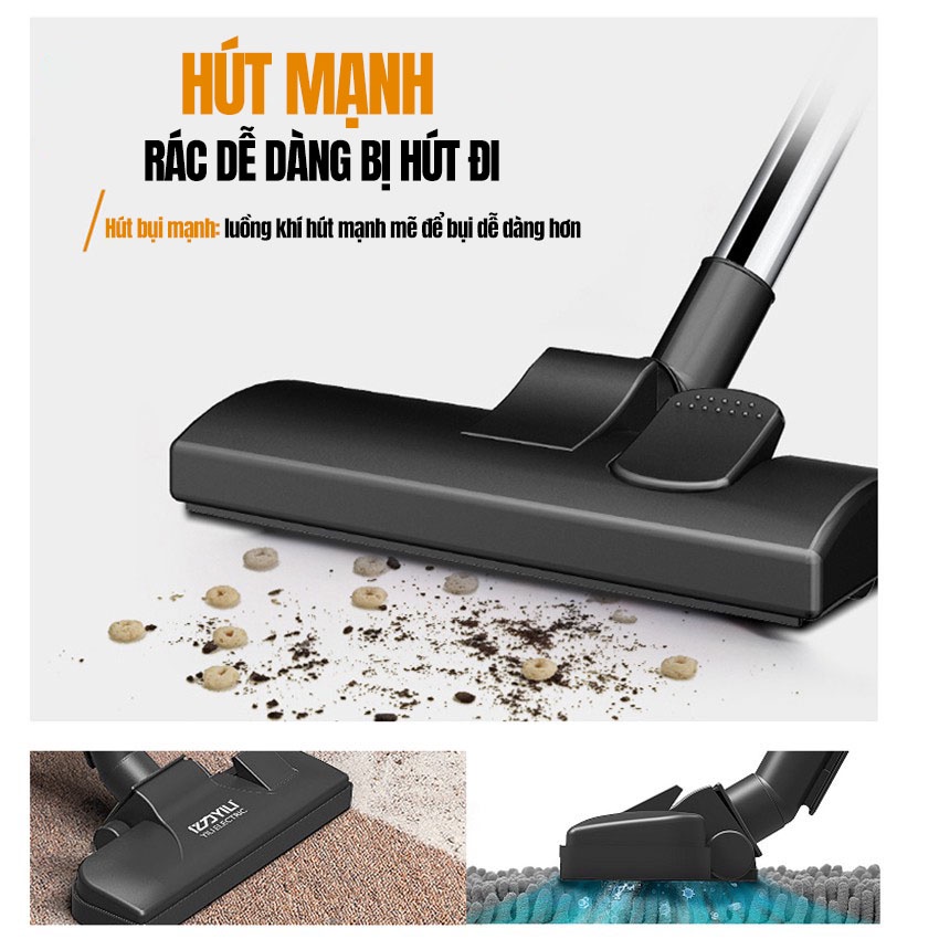 Máy hút bụi gia đình công suất lớn Yangzi 1000W 15L bảo hành 6 tháng