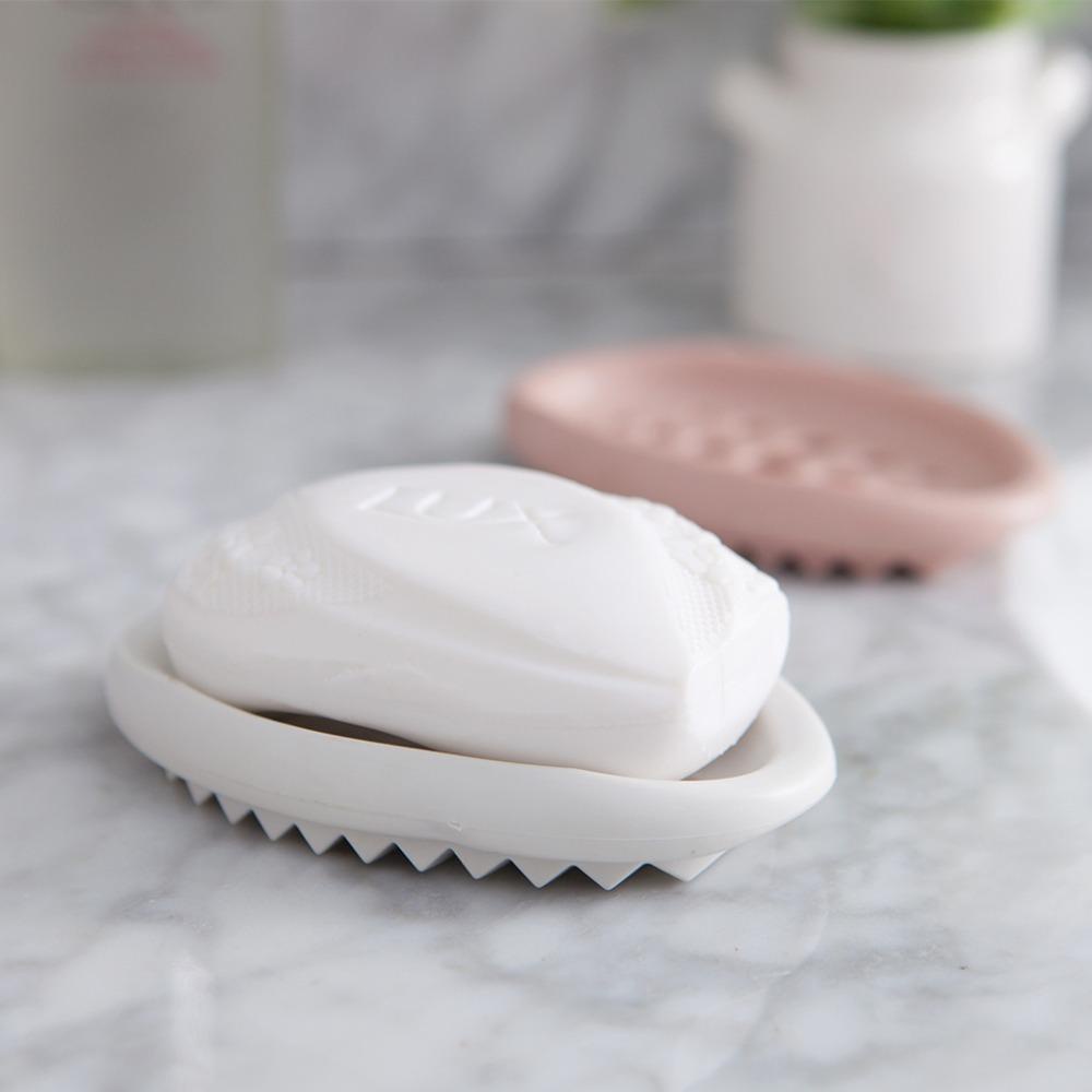 Khay Đựng Xà Phòng Bằng Silicone Tiện Dụng Cho Phòng Tắm