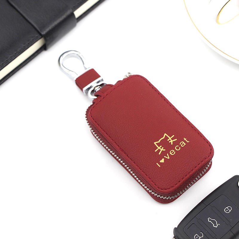 Túi Đựng Chìa Khóa In Hình Mèo Dễ Thương Sáng Tạo Cho Nữ