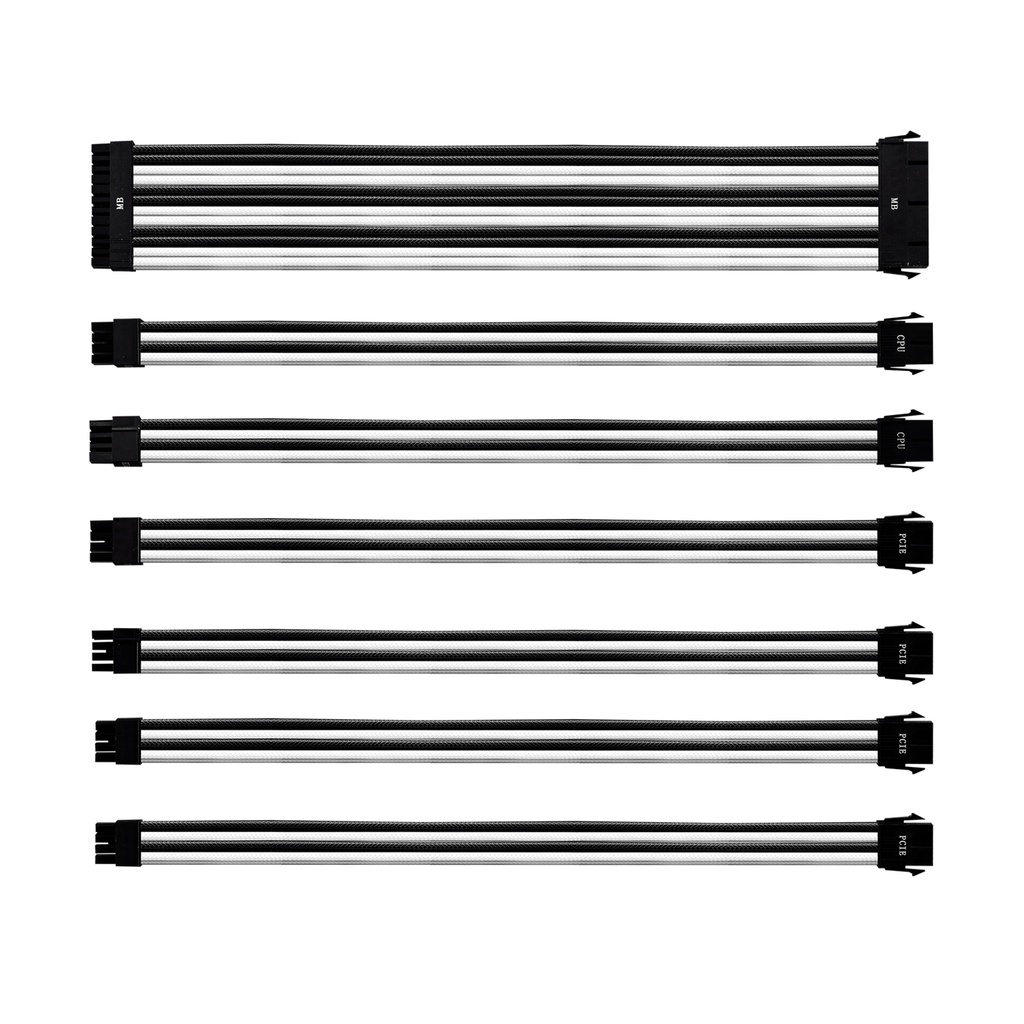 Dây nguồn bọc lưới nối dài Coolermaster SLEEVED EXTENSION CABLE KIT