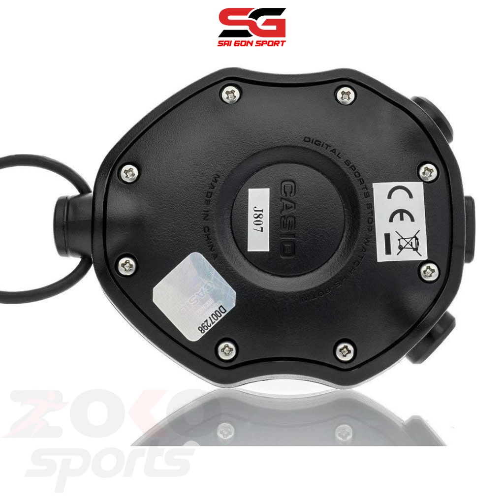 Đồng hồ bấm giờ CASIO HS-80TW chính hãng , đồng hồ bấm giây thể thao chịu nước 50m , pin 5 năm - SÀI GÒN SPORT