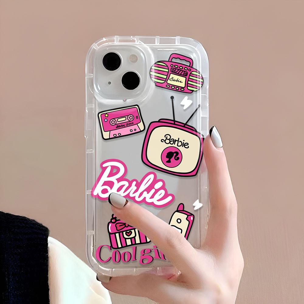Ốp Điện Thoại In Hình Búp Bê Barbie Cho iphone 14promax 11 13 12 7Plus XR X XS Max