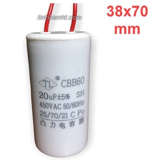 Cbb60 tụ khởi động 20uf 450vac