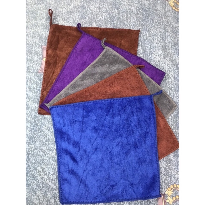 01 cái khăn nail, khăn lau bàn, khăn lau đa năng chất liệu Microfiber MT 30*30cm