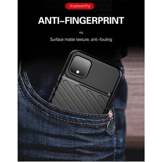Ốp lưng chống sốc dạng vân chéo dành cho google pixel 4/4xl