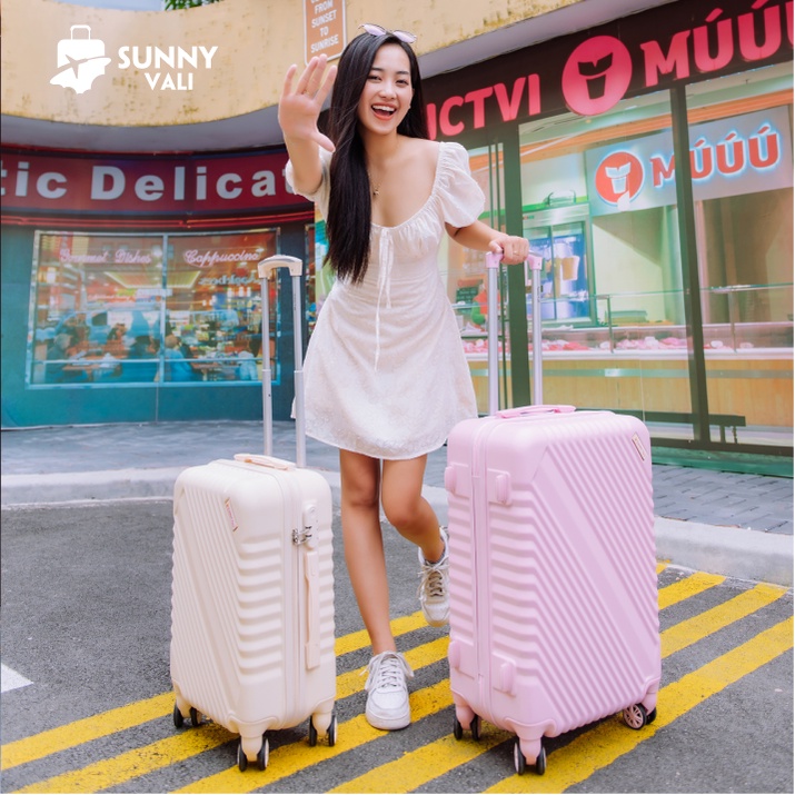 Vali kéo du lịch SIZE 24 inch - Vali Sunny SV05, Vali bán chạy Bền Đẹp bảo hành 3 năm