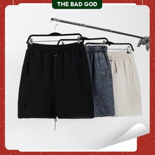 Quần shorts nỉ trơn The Bad God Solid