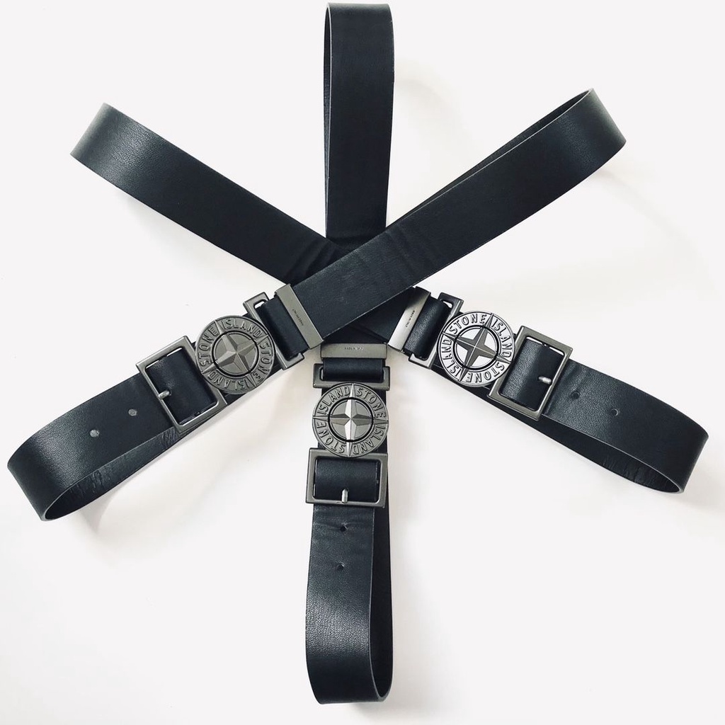 Qsh Stone Island Stone Island dark retro buckle belt