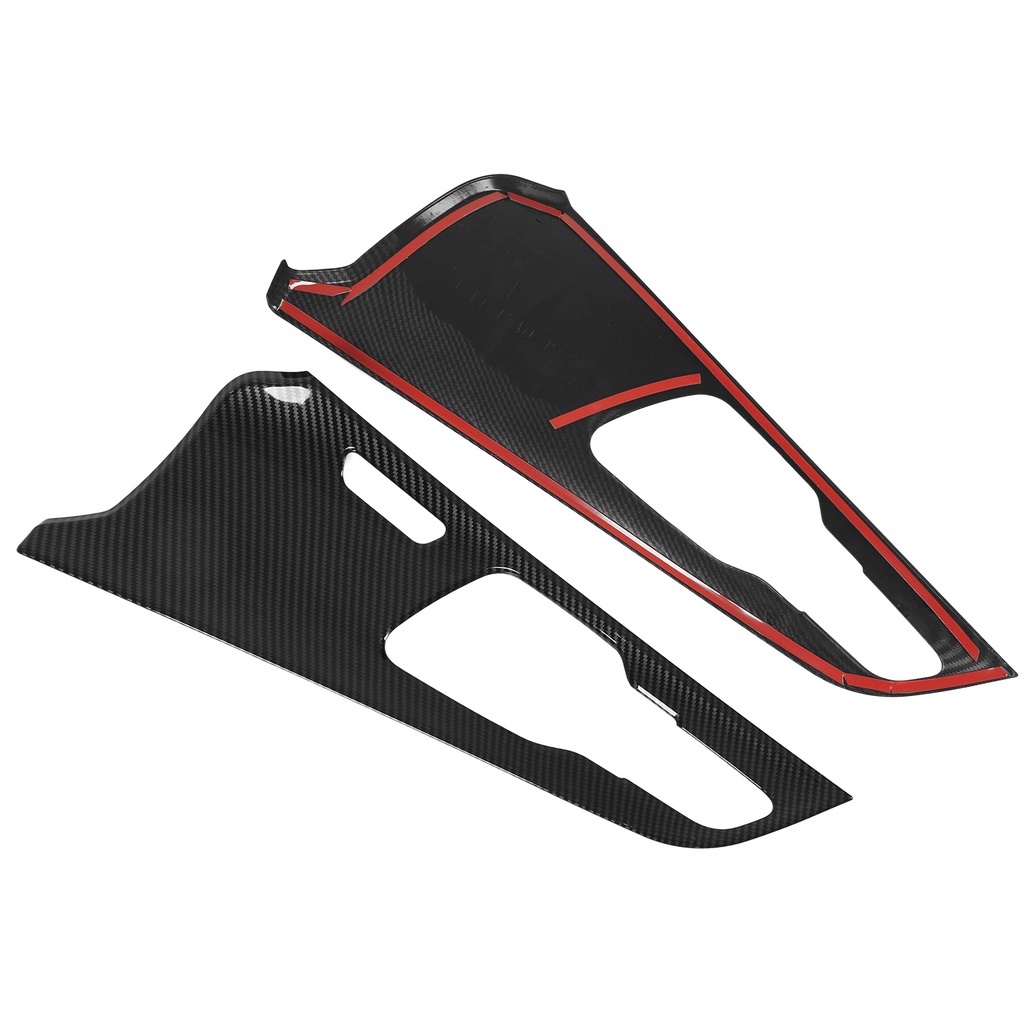 Bộ 5 Nội Thất Cửa Tay Cầm Bát Viền Sợi Carbon Trái Ổ Bao Da Thay Thế Cho Xe Kia Sportage NQ5 2022 Ở Trên Winter064