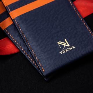 Ví mini da bò may thủ công (Card Holder)