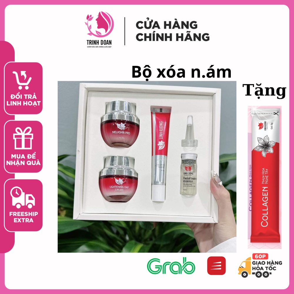 Bộ sản phẩm xoá N.ám , t.àn n.hang , đồi mồi Linh Hương