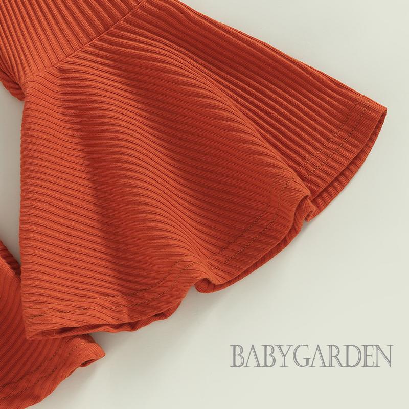 Bộ Áo Tank Top Không Tay In Hoạt Hình + Quần Ống Loe Thời Trang Cho Bé Gái 1-6 Tuổi