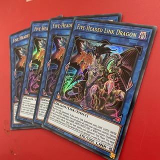 [Thẻ Bài Yugioh Chính Hãng] Five-Headed Link Dragon