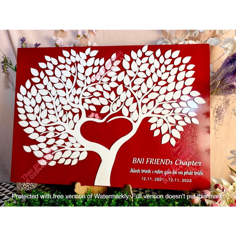 Tranh ký tên cho sự kiện khai trương_thành lập công ty| wedding guestbook Store Thegioipuzzle