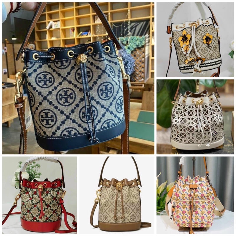 Túi Burch T Monogram Bucket đẹp nhức nhối