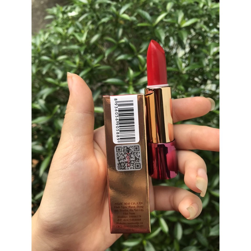 Son Lì Không Trì Siêu Mượt Mềm Mịn Dưỡng Môi  Tặng Kèm Son Dưỡng Colagen Cùng Hãng