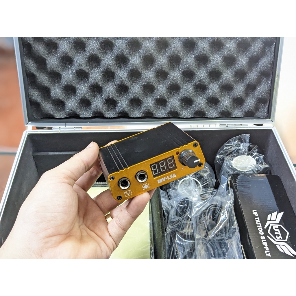 Combo Bộ Máy Pen Xăm Hình Tattoo Phun Xăm Thẩm Mỹ Bộ Dụng Cụ Học Xăm