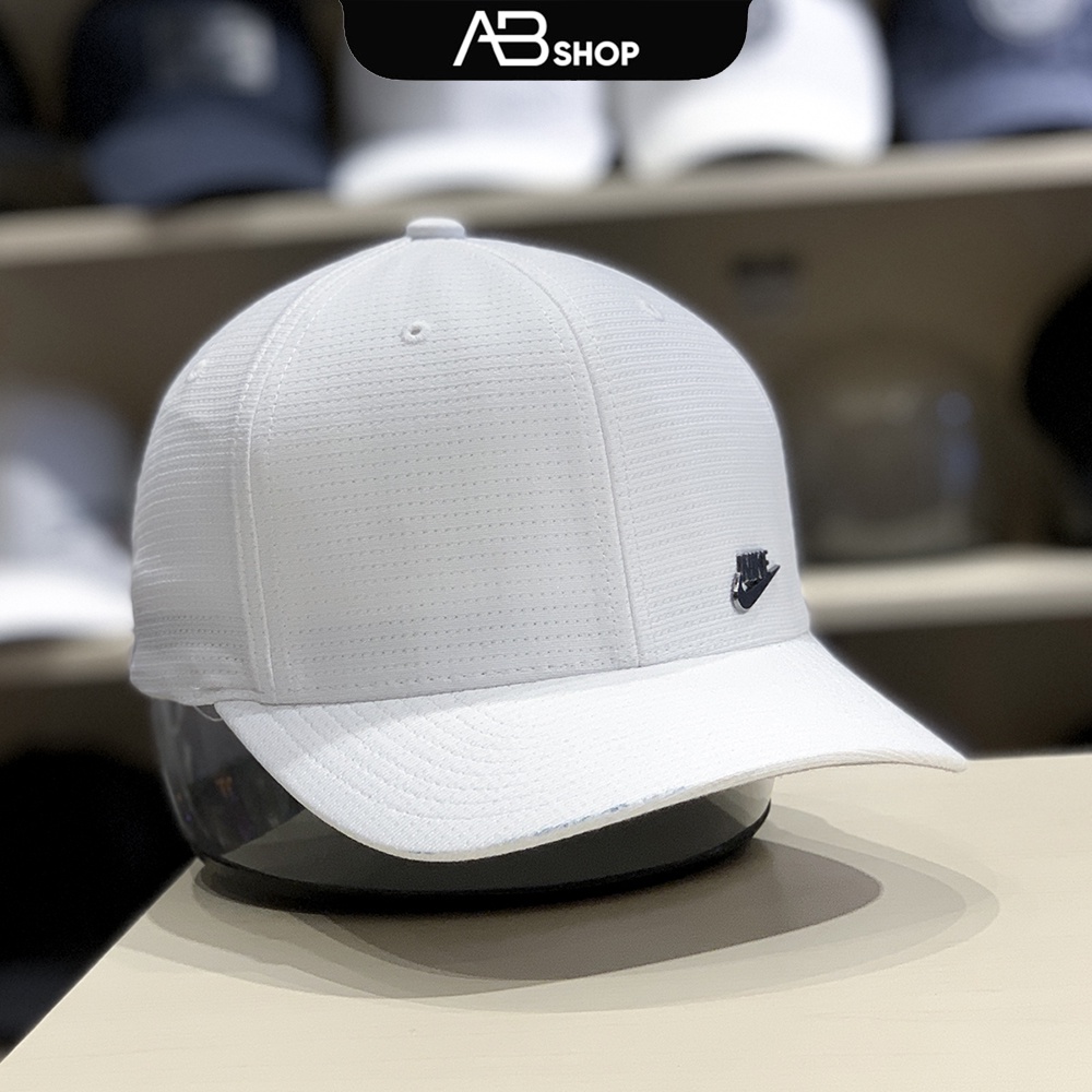 Mũ Nón Lưỡi Trai Nike Logo Inox Bít Đuôi