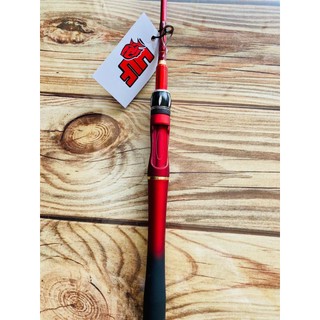 Cần ikada rum màu đỏ hoặc xanh ngọn bán titan halong fishing