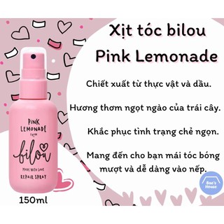 Xịt tóc Bilou Pink Lemonade