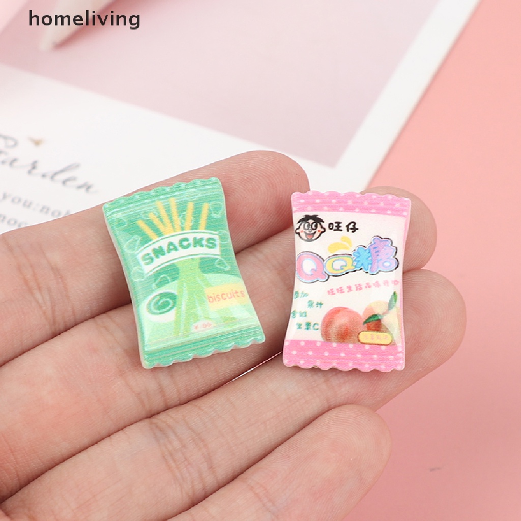 Set 10 Kẹo Ngọt Mini Tỉ Lệ 1 / 12 Trang Trí Nhà Búp Bê