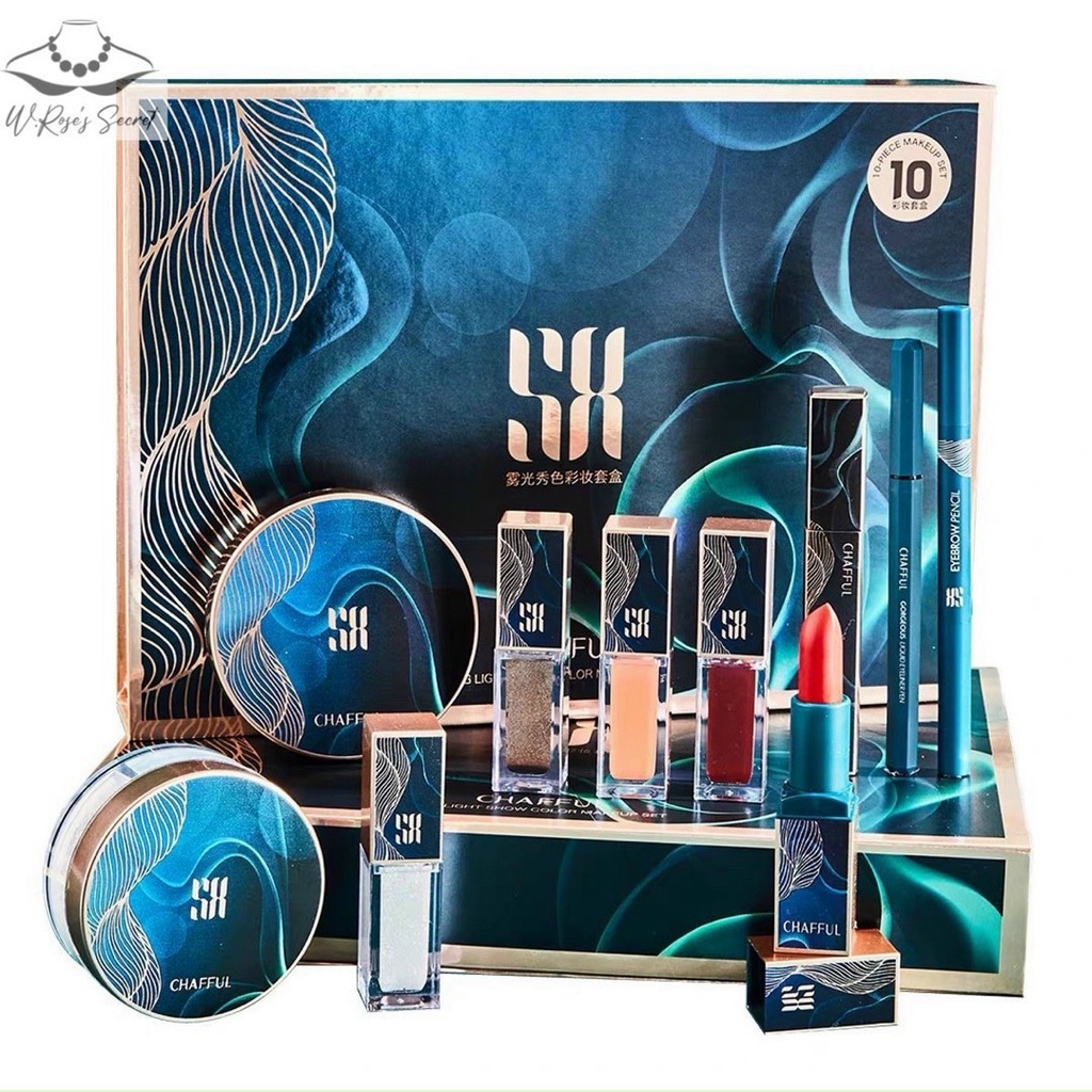 Bộ trang điểm set makeup đầy đủ 10 món cơ bản tiện dụng chính hãng Youliyoula - Quà tặng ý nghĩa cho người yêu bạn gái | BigBuy360 - bigbuy360.vn