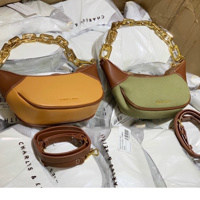 túi khuyết cặp nách + đeo chéo CK2-20270927 màu da