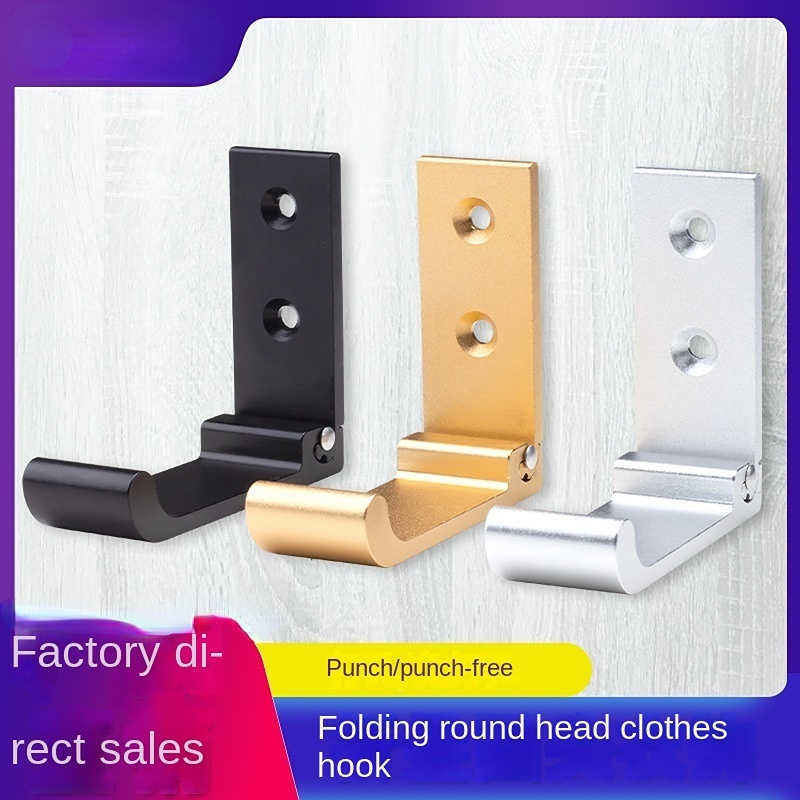 Bán Sỉ Móc Treo Quần Áo Đầu Tròn Vô Hình Bằng Hợp Kim Nhôm Gấp Gọn Sáng Tạo
