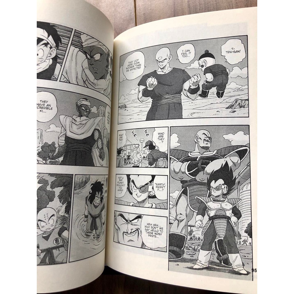 Dragon ball và dragon ball super tiếng anh in giấy chống lóa