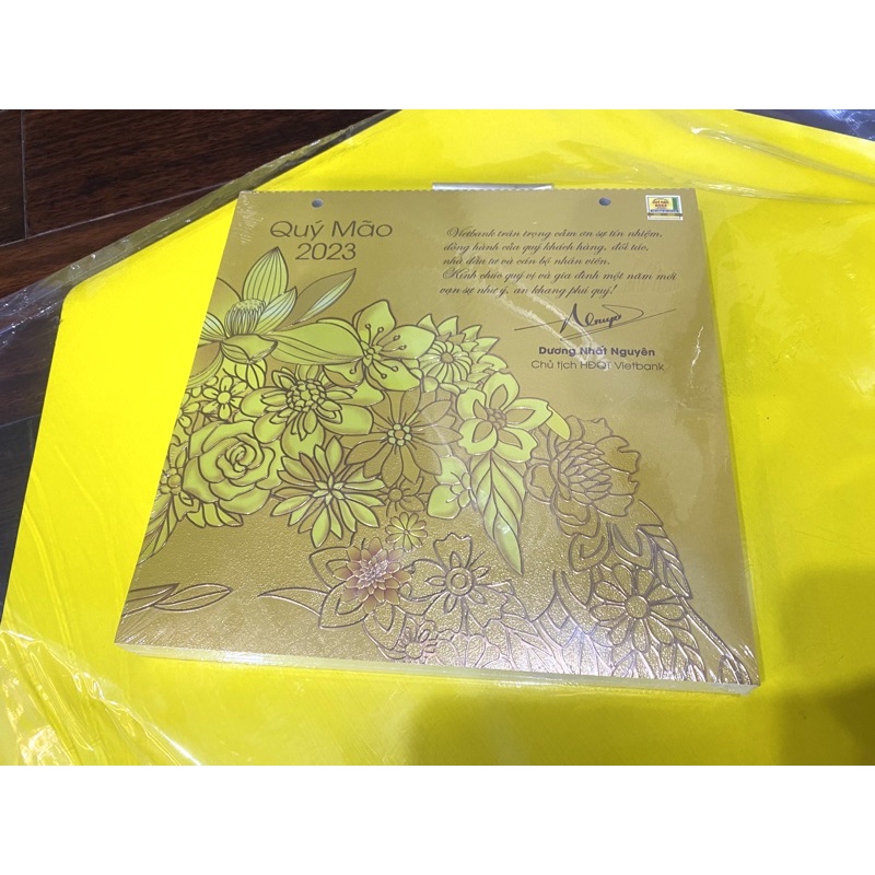 Lịch ngân hàng 2023, lịch bloc lịch bàn ngân hàng 2023 siêu dày dặn, bóng đẹp